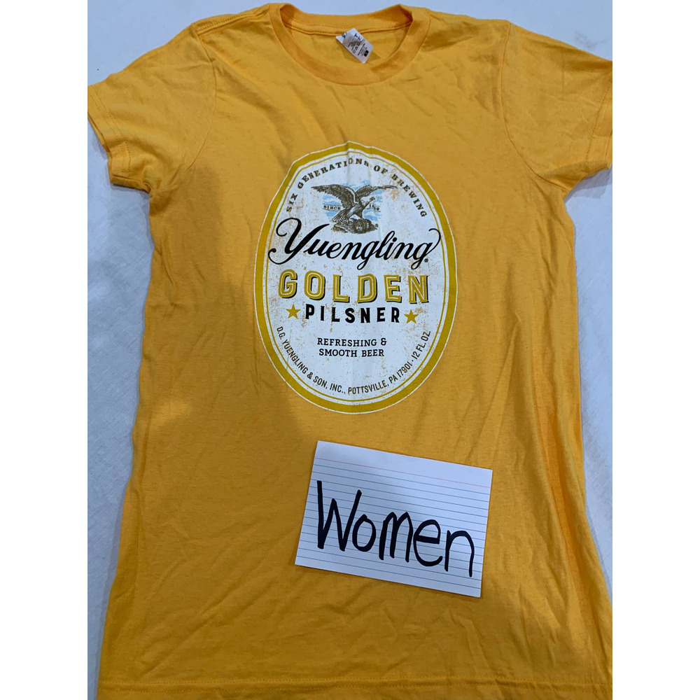 Yuengling Golden Pilsner Beer T-Shirt Short Sleeve Size S